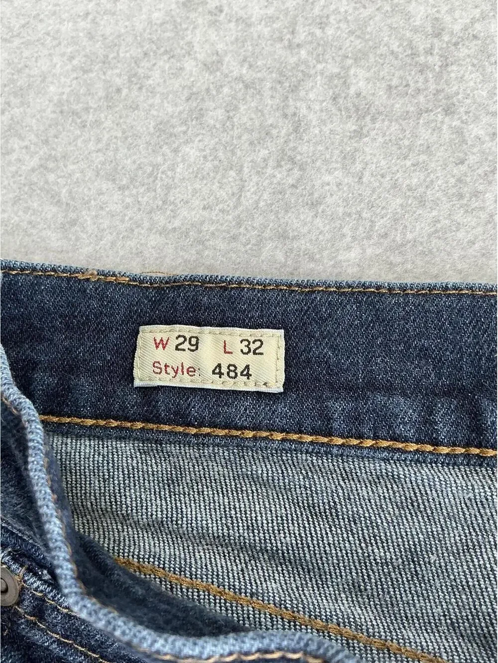 J.Crew 484‎ Slim Stretch Jeans Dark Wash Men’s 29x32 Japanese Denim
